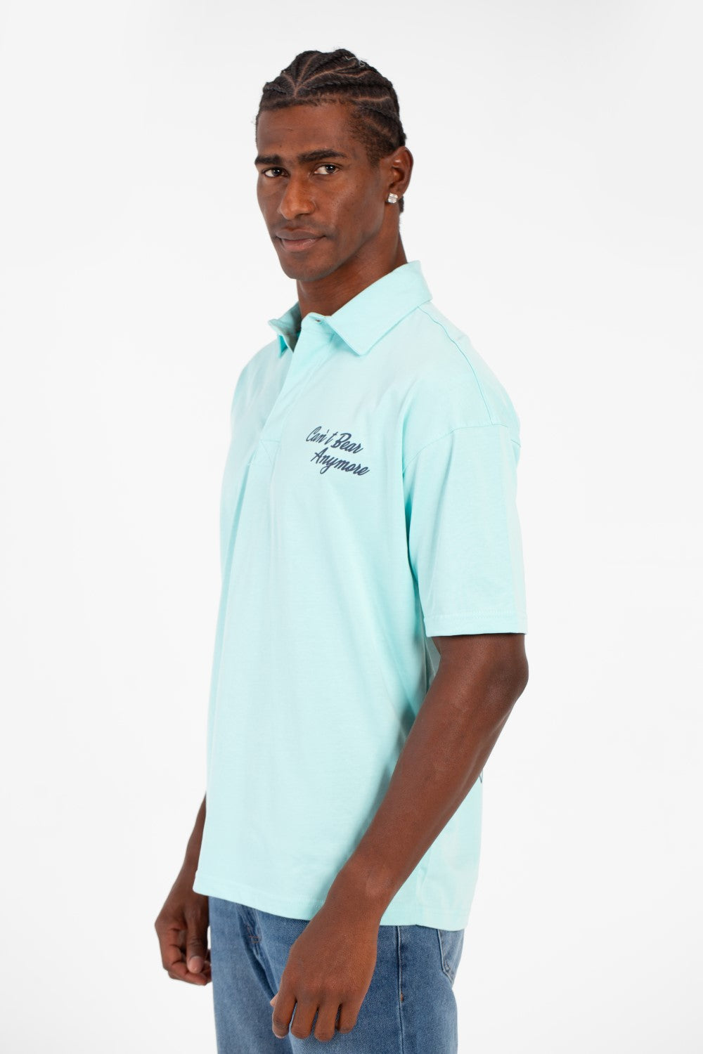 Men's Printed Regular Fit Bolivar Short Sleeve Comfortable Polo T-Shirt