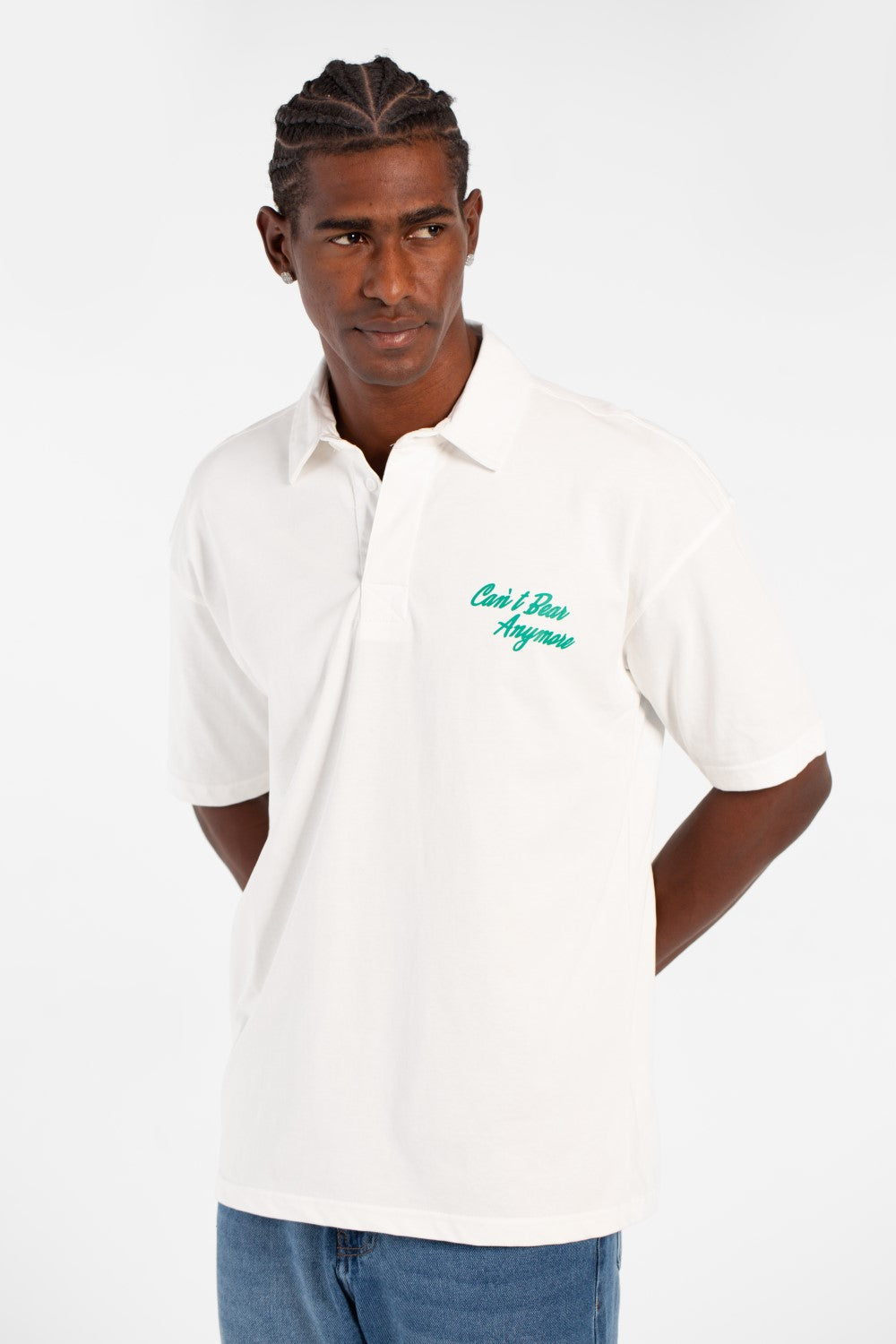 Men's Printed Regular Fit Bolivar Short Sleeve Comfortable Polo T-Shirt