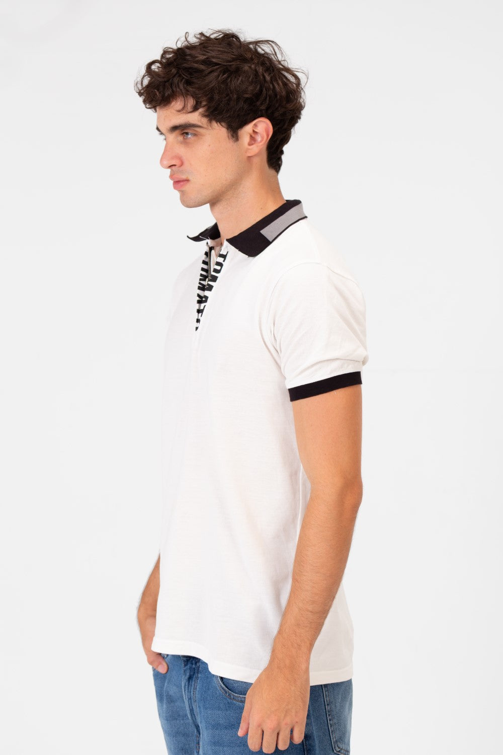 تيشيرت بولو Slim Fit بتصميم حديث عالي الجودة Tomato للرجال