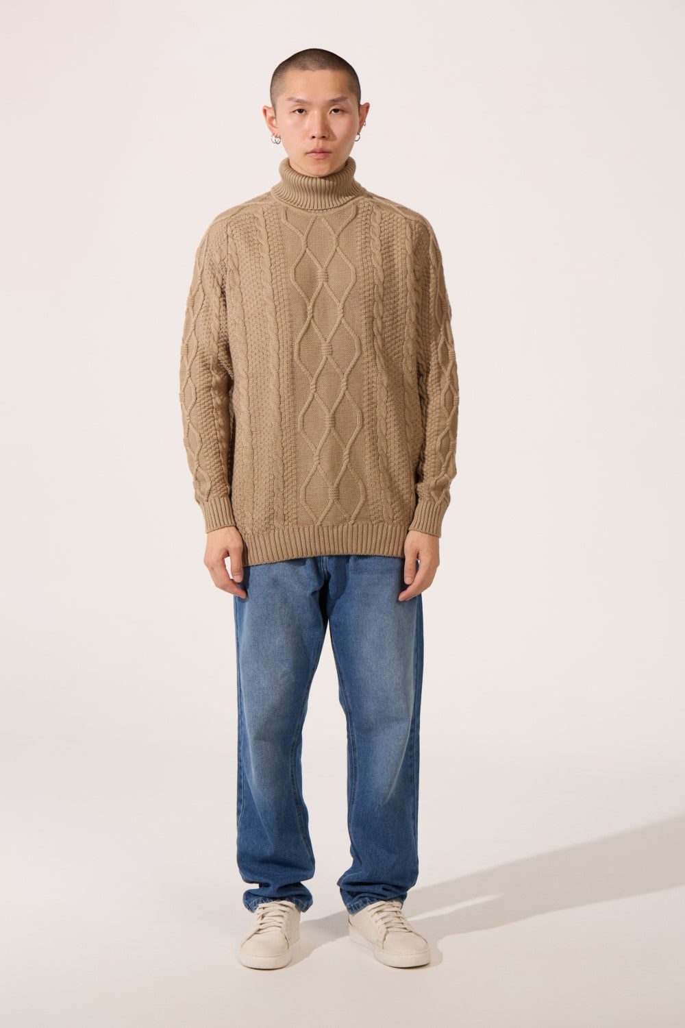 Men's Slim Fit Long Sleeve Knitted Pullover Sweater With High Quality Breathable Fabric