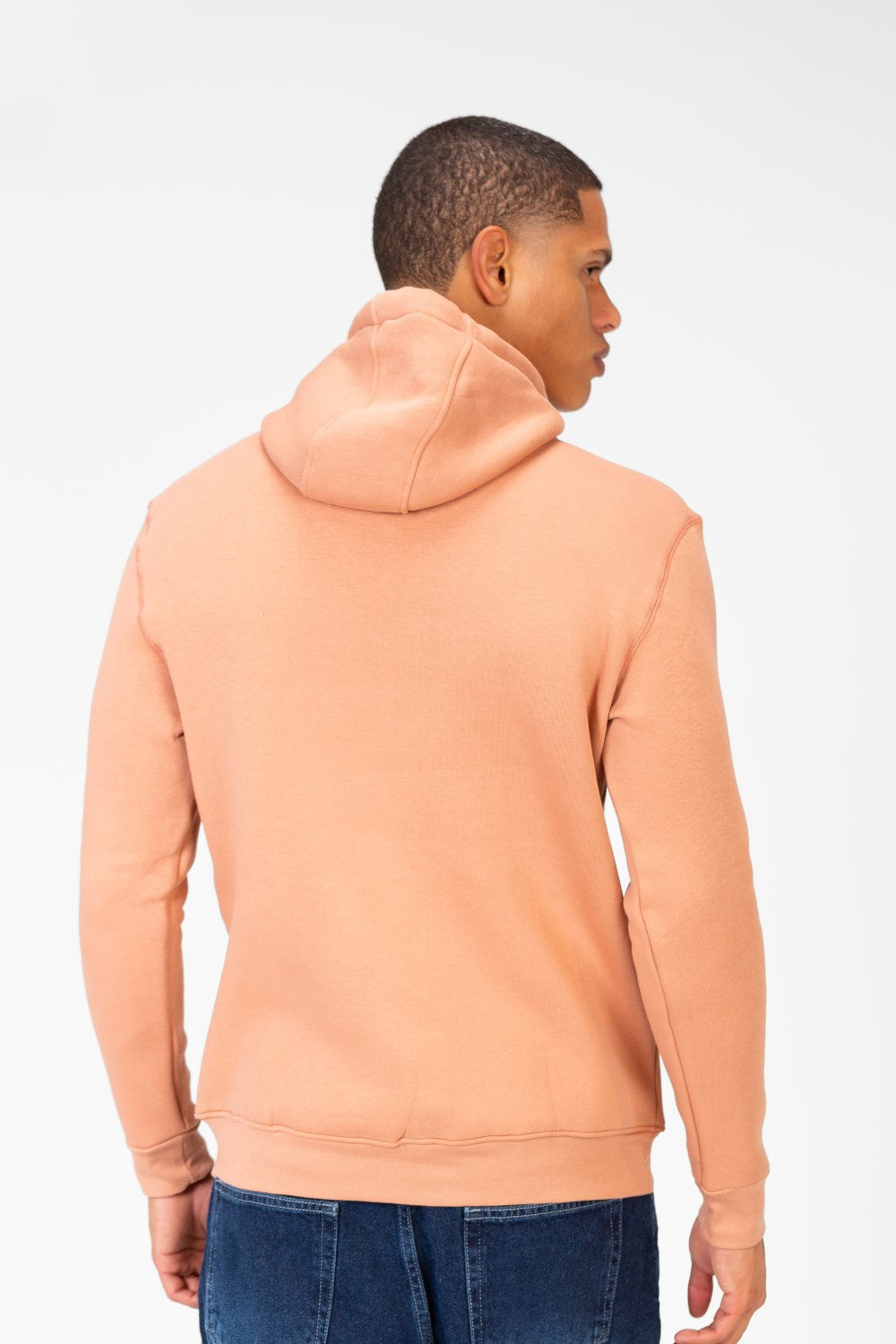 Men's Slim Fit Hoodie Sweatshirt With Text Print 1