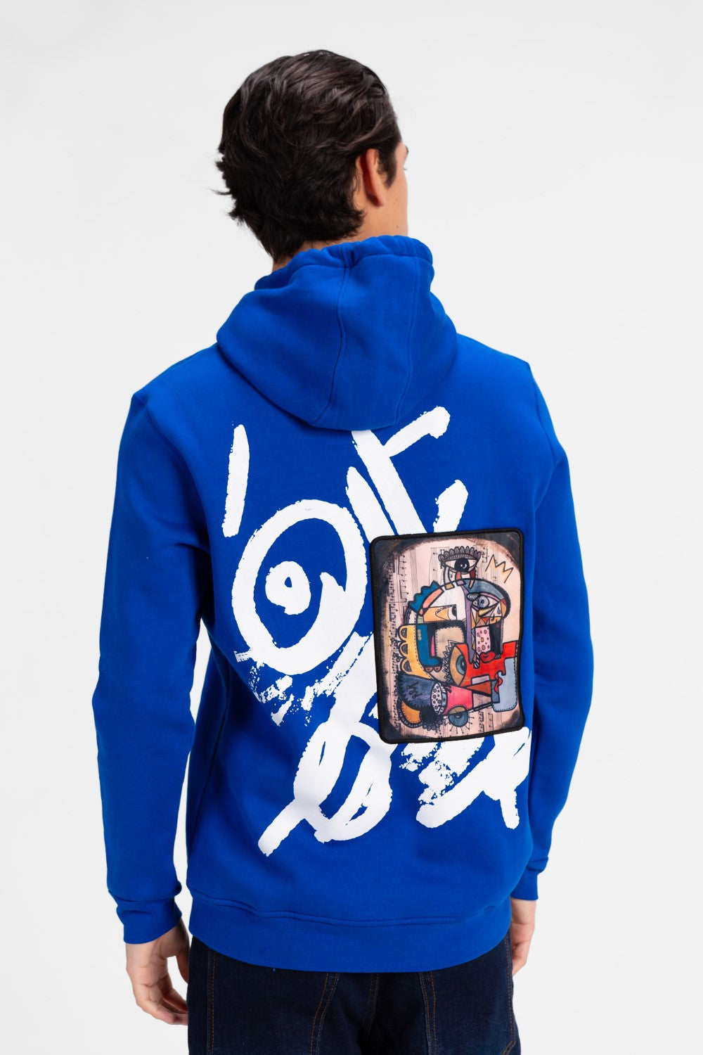 Men's Graphic Print Long Sleeve Hoodie Sweatshirt