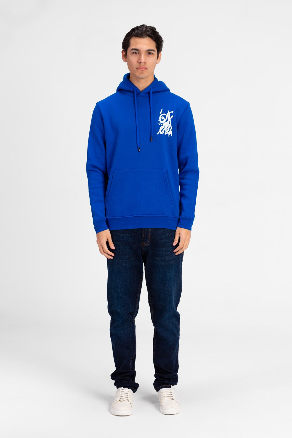 Men's Graphic Print Long Sleeve Hoodie Sweatshirt
