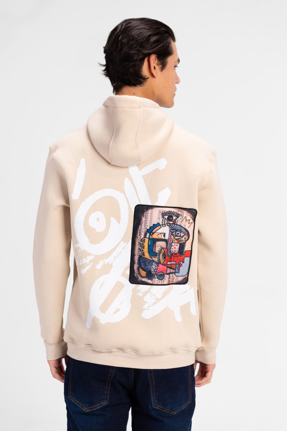 Men's Graphic Print Long Sleeve Hoodie Sweatshirt