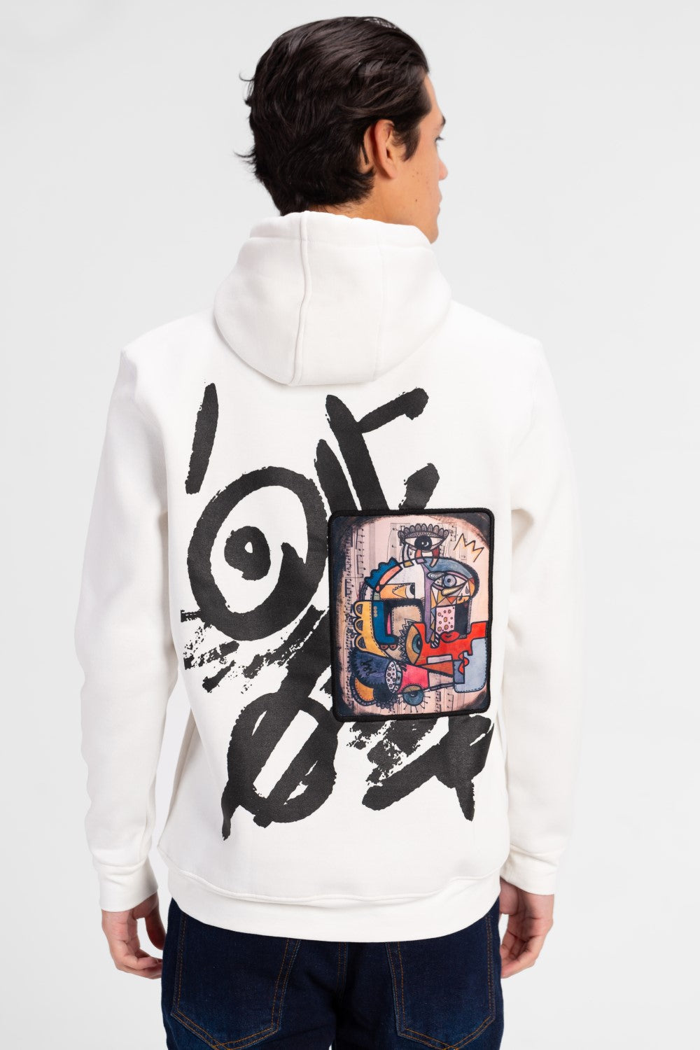 Men's Graphic Print Long Sleeve Hoodie Sweatshirt