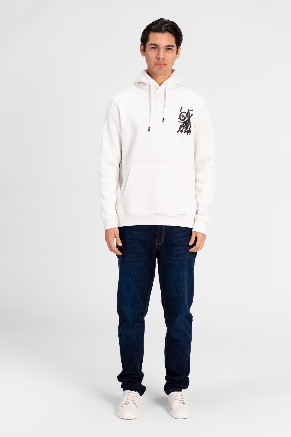Men's Graphic Print Long Sleeve Hoodie Sweatshirt