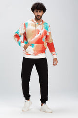 Men's Colorful Regular Fit Hoodie Melton Basic Padded Sweatshirt