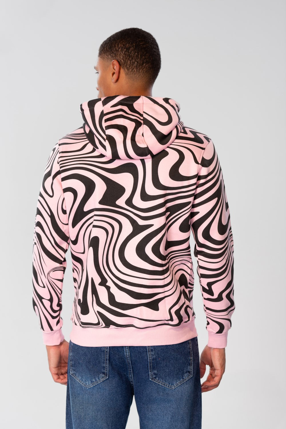 Men's Slim Fit Hoodie Sweatshirt With Full Print