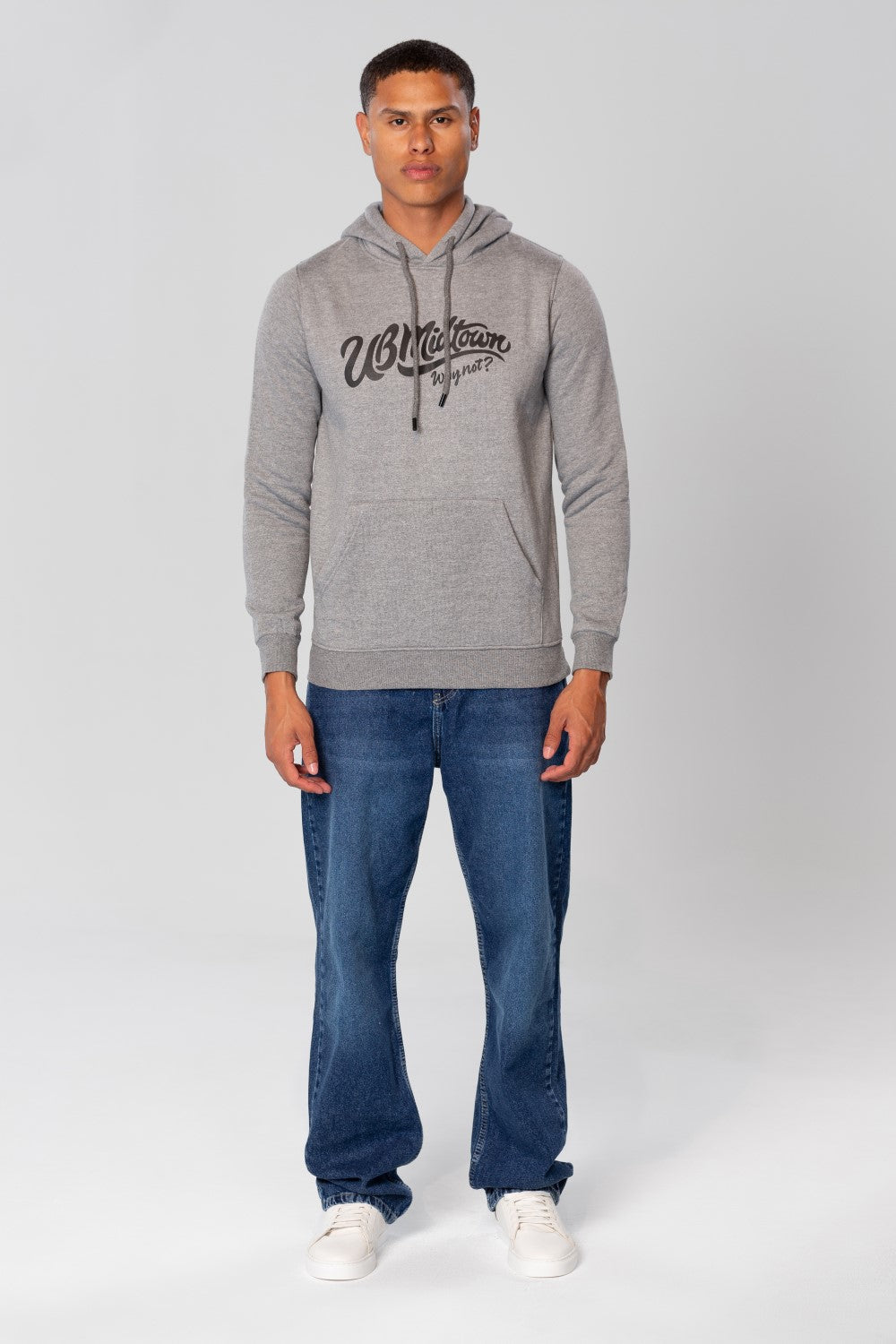 Men's Slim Fit Hoodie With Graphic Print On The Back