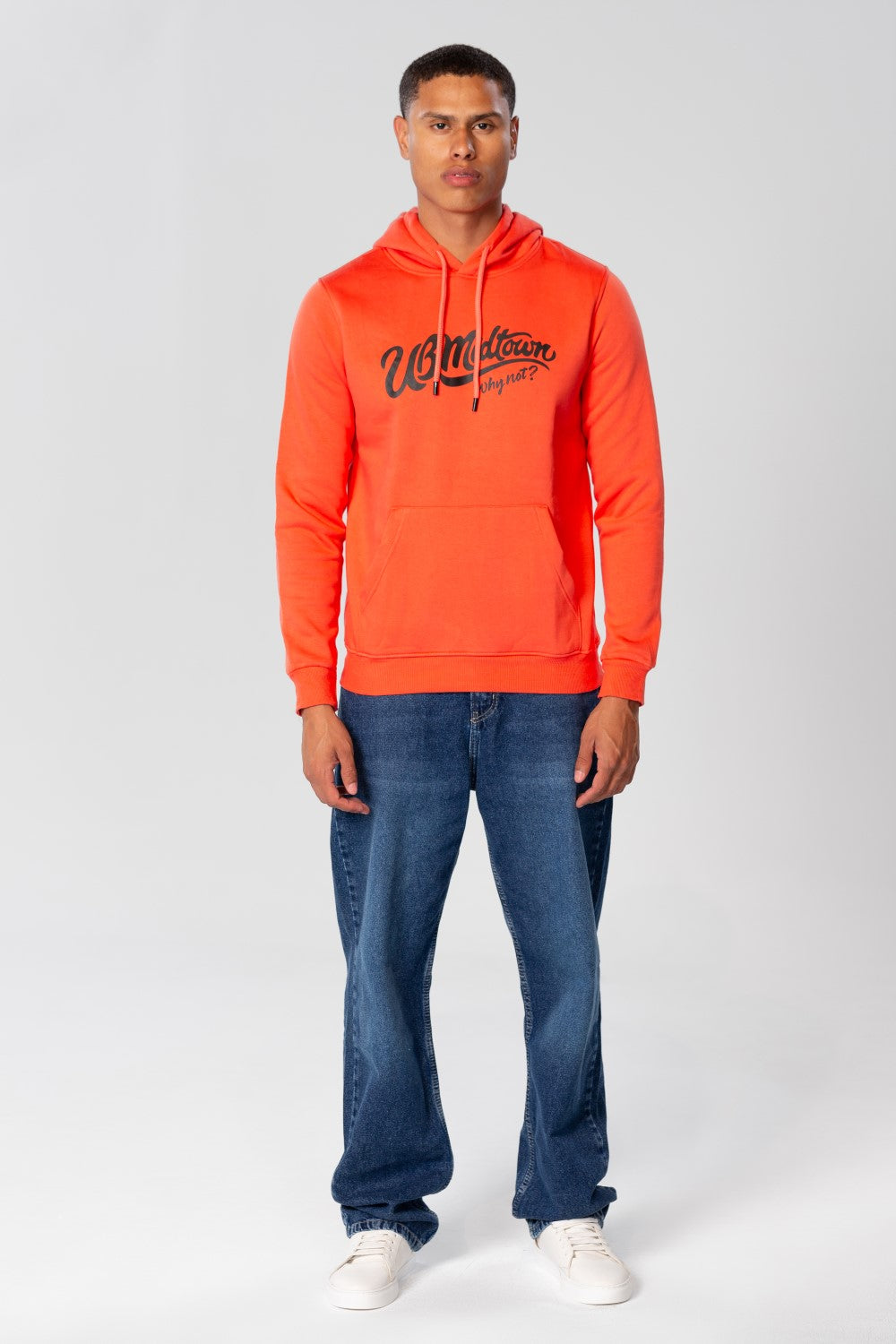 Men's Slim Fit Hoodie With Graphic Print On The Back
