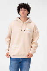 Men's Oversize Hoodie Sweatshirt Melton Material