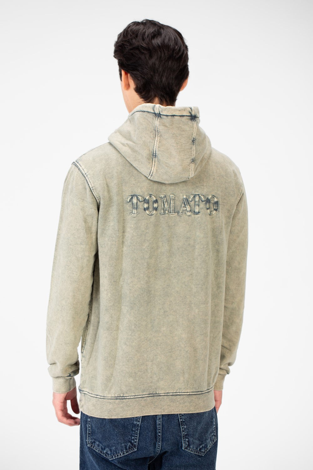 Men's Tomato Cutting Sweatshirt With Kangaroo Pocket