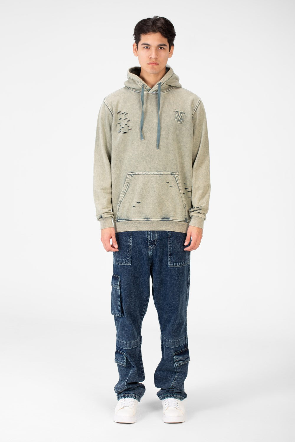 Men's Tomato Cutting Sweatshirt With Kangaroo Pocket