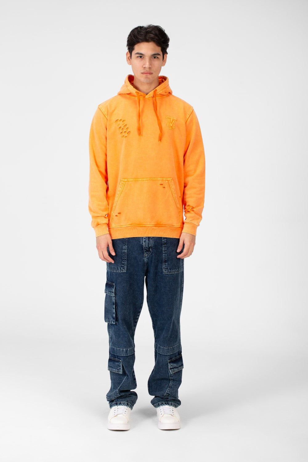 Men's Tomato Cutting Sweatshirt With Kangaroo Pocket