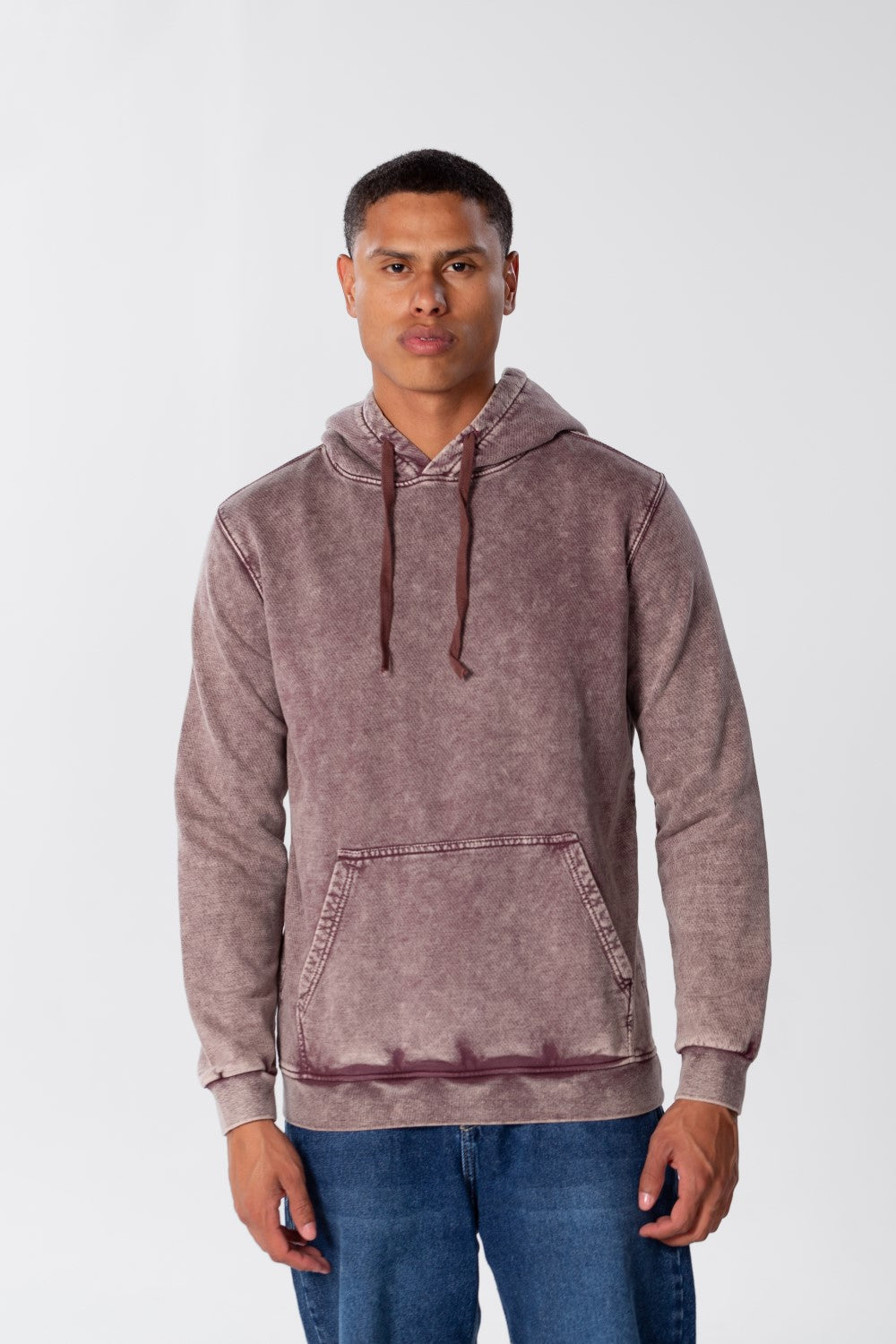 Men's Basic Hood Sweatshirt With Long Sleeves