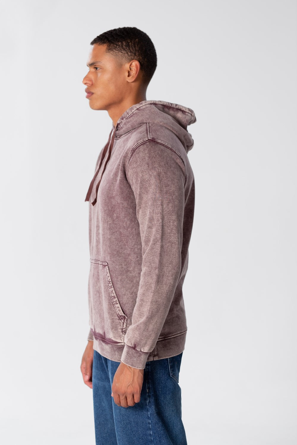 Men's Basic Hood Sweatshirt With Long Sleeves