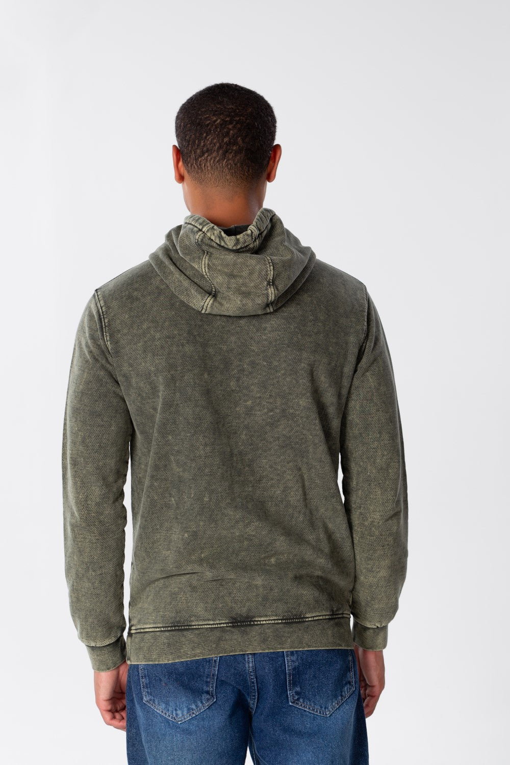 Men's Basic Hood Sweatshirt With Long Sleeves