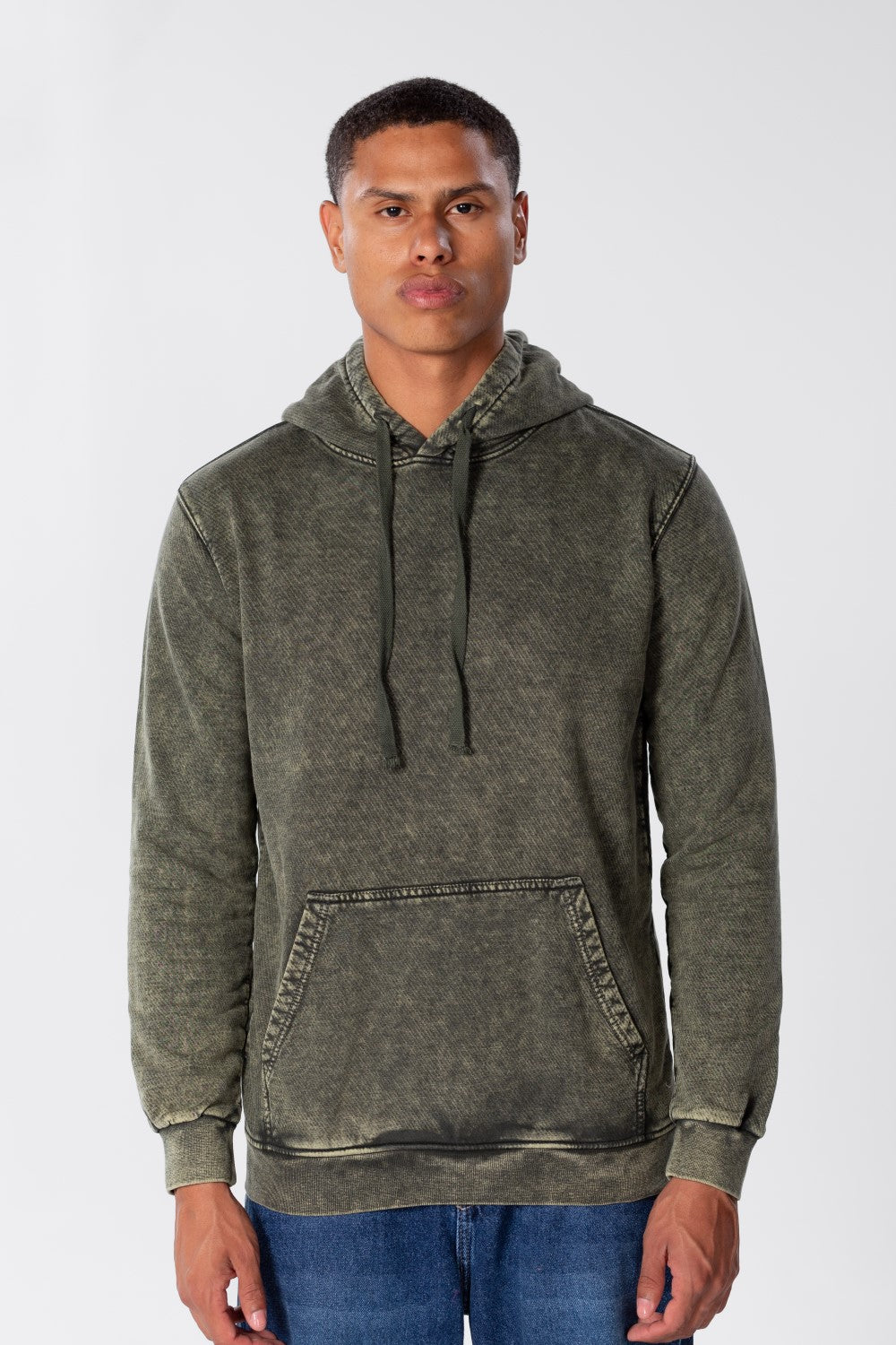 Men's Basic Hood Sweatshirt With Long Sleeves