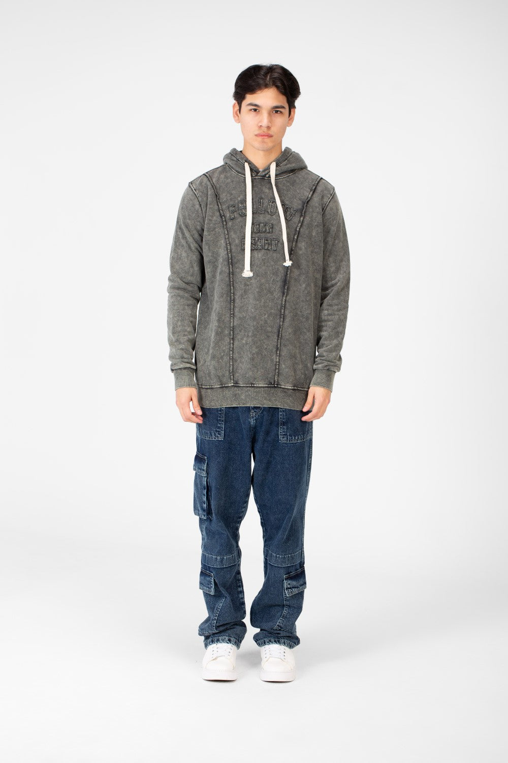 Men's Hood Sweatshirt In A Unique Design