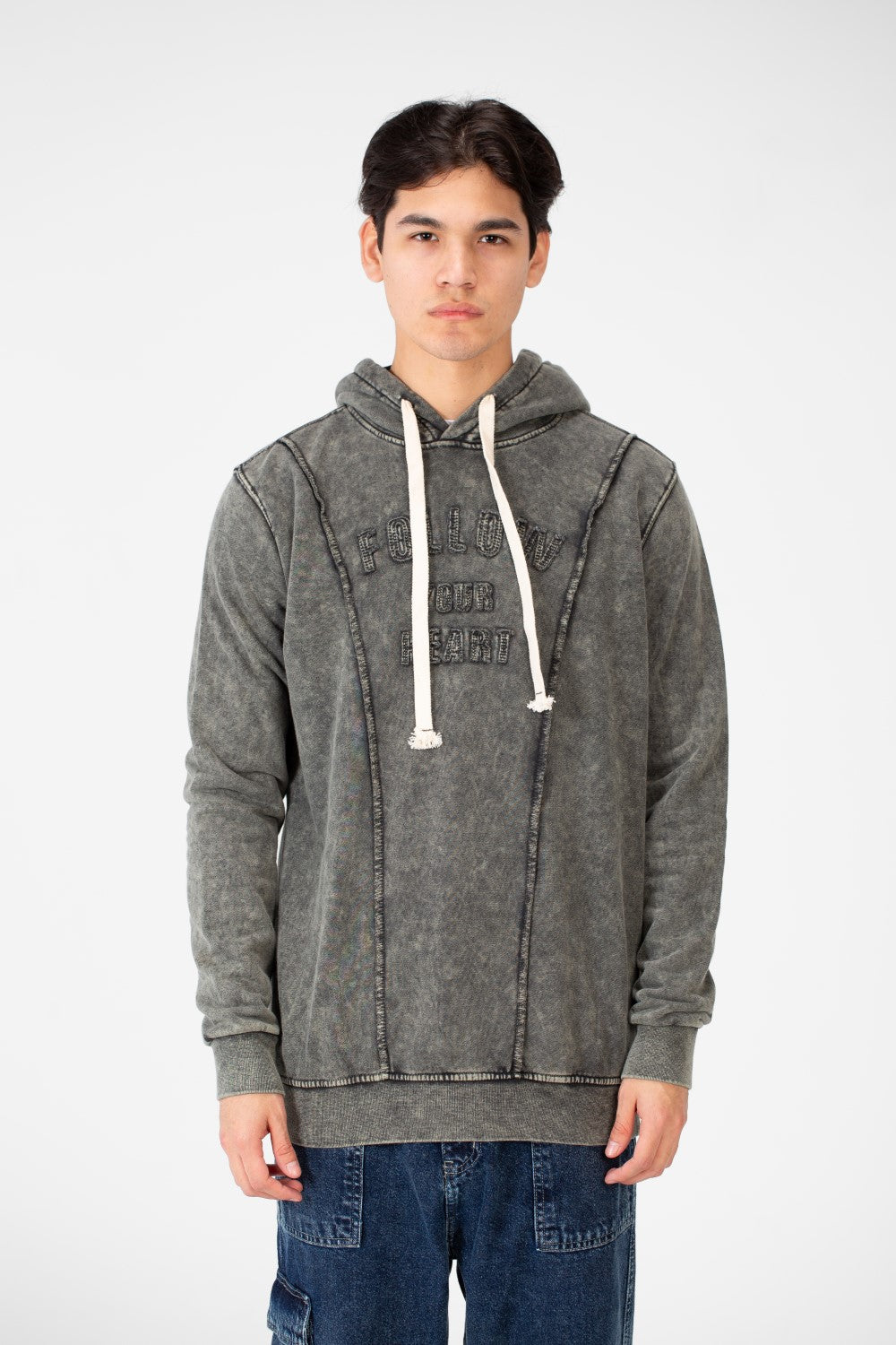 Men's Hood Sweatshirt In A Unique Design