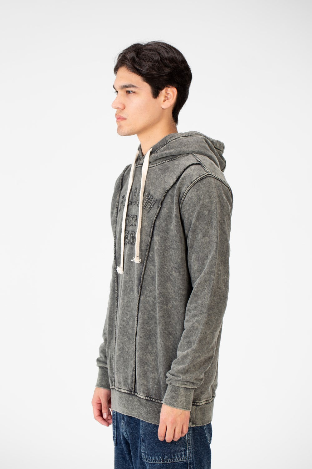 Men's Hood Sweatshirt In A Unique Design