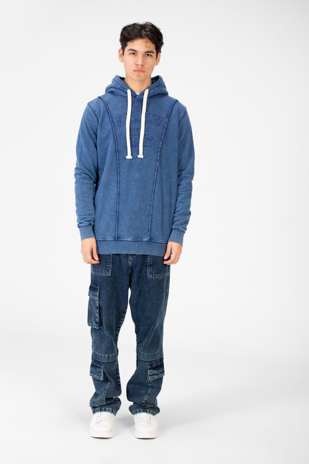 Men's Hood Sweatshirt In A Unique Design