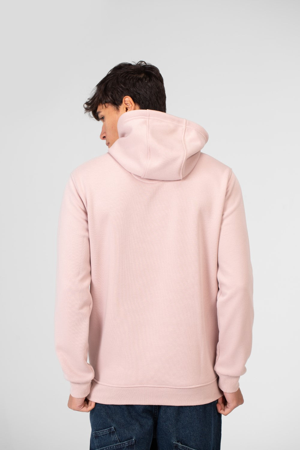 Men's Hoodie With Long Sleeves And A Unique Cut