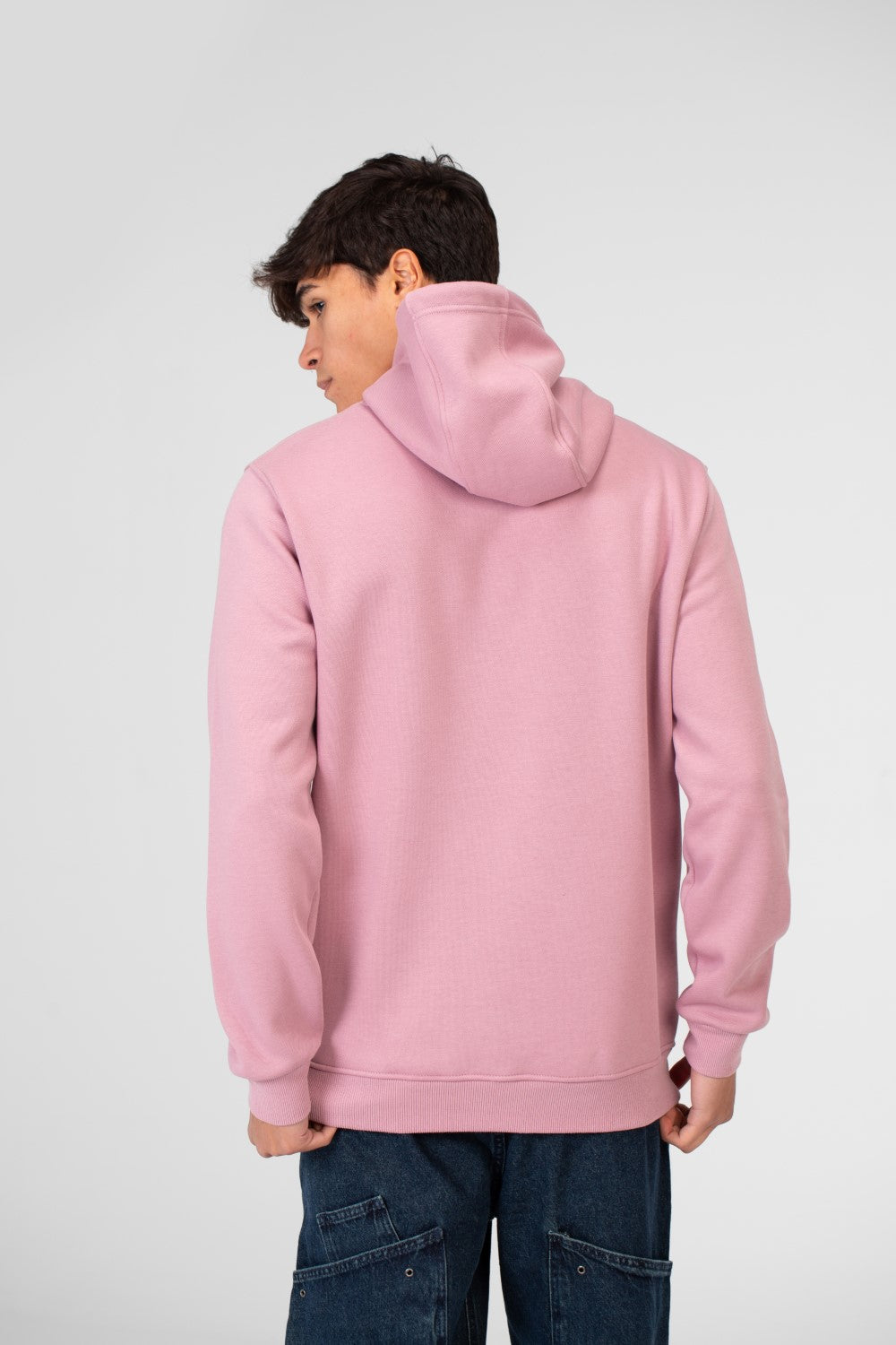 Men's Hoodie With Long Sleeves And A Unique Cut