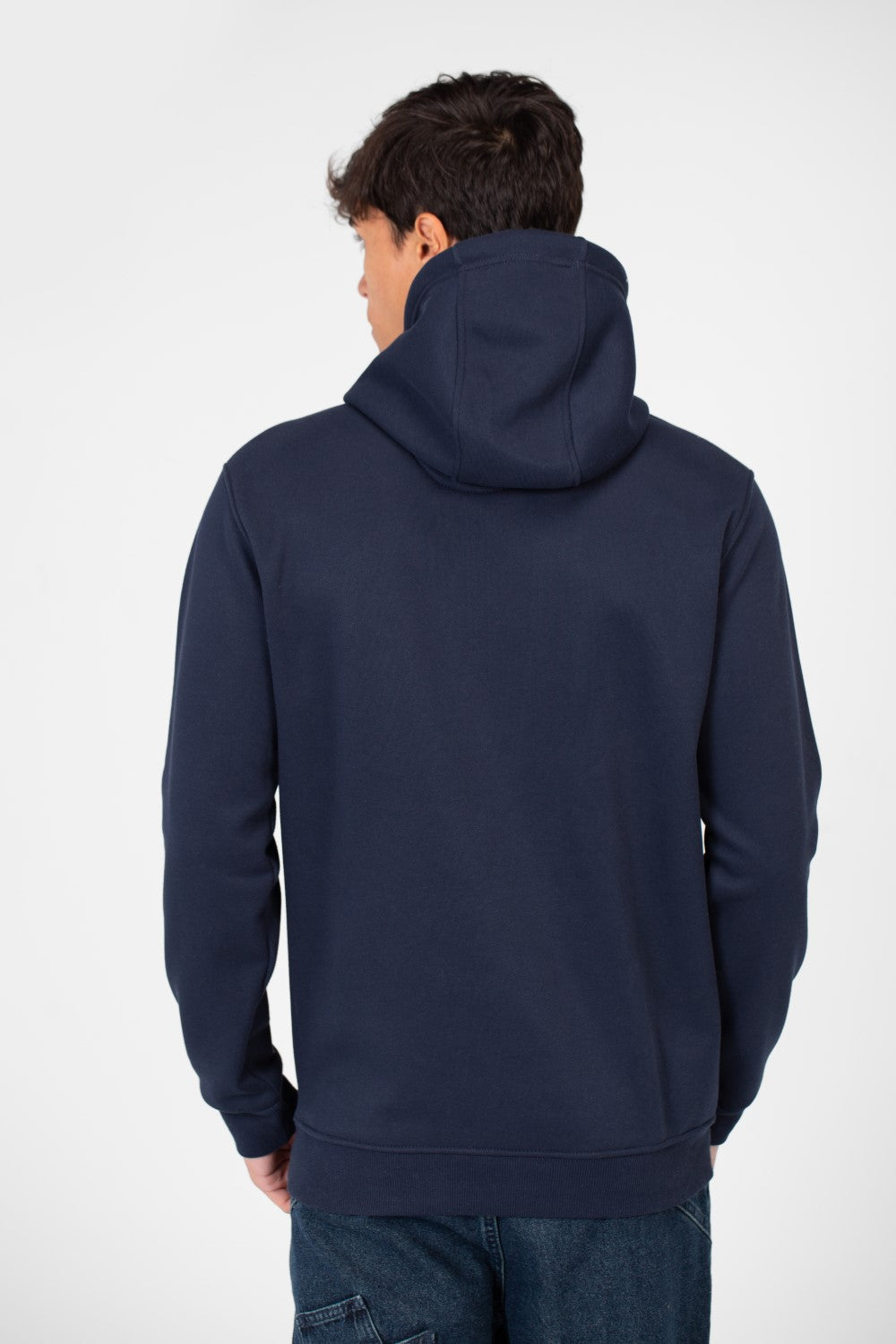 Men's Hoodie With Long Sleeves And A Unique Cut