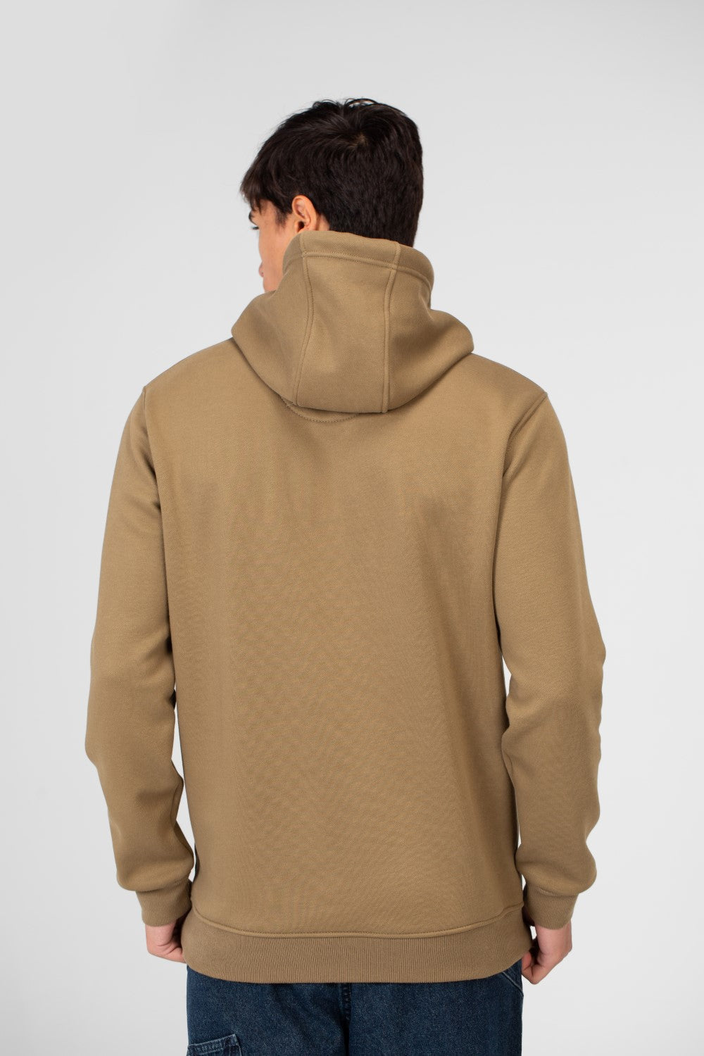 Men's Hoodie With Long Sleeves And A Unique Cut
