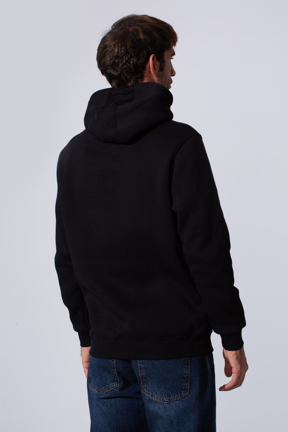 Men's Slim Fit Milton Embossed Print Hood Sweatshirt