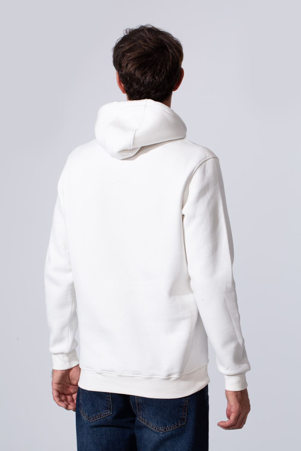 Men's Slim Fit Milton Embossed Print Hood Sweatshirt