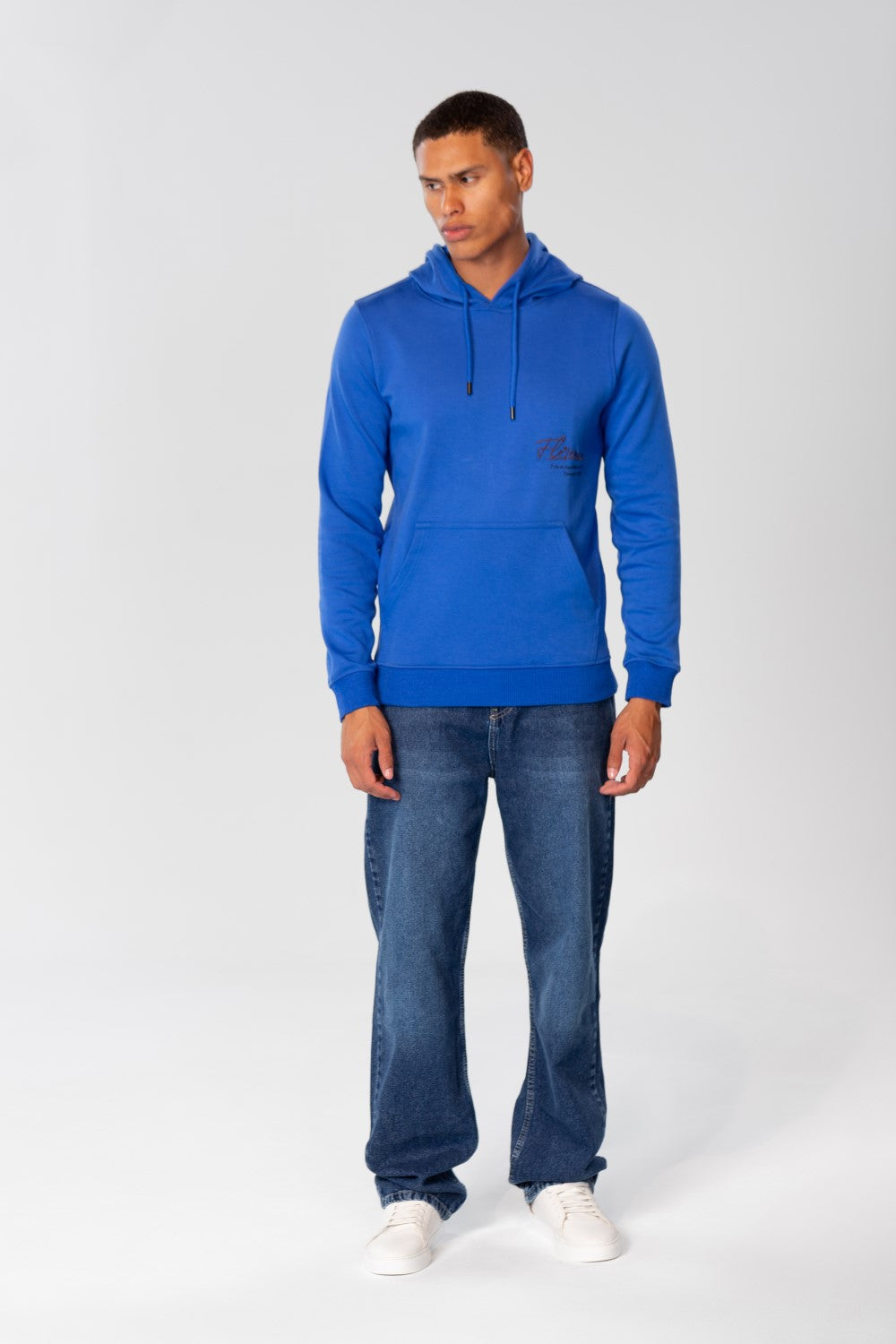 Men's Slim Fit Hoodie Sweatshirt With Graphic Print On The Back