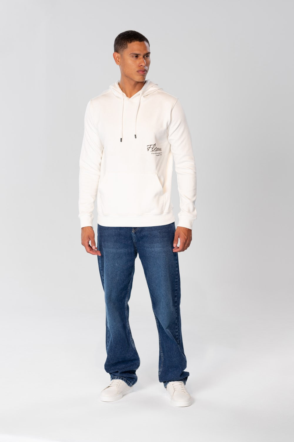 Men's Slim Fit Hoodie Sweatshirt With Graphic Print On The Back