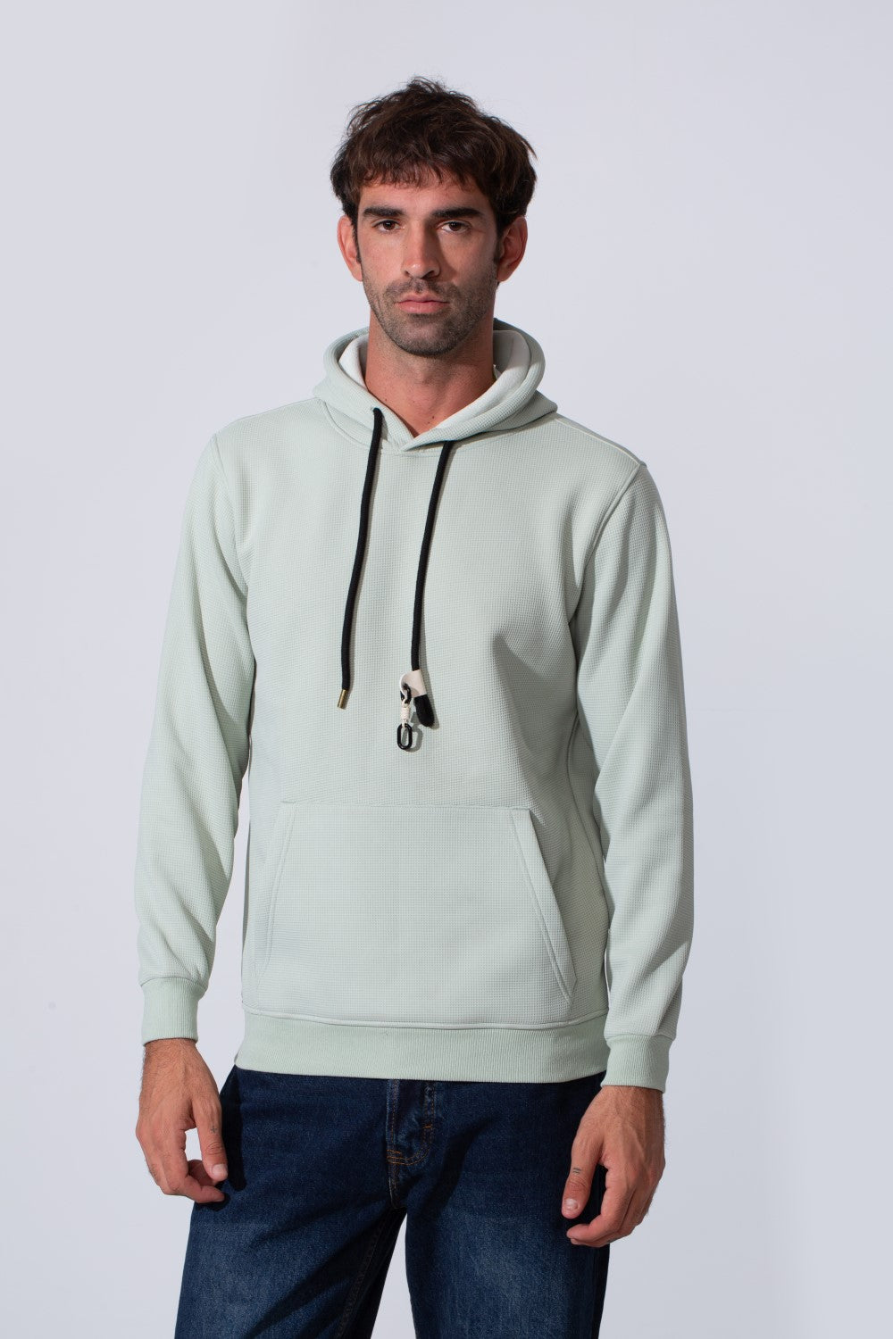 Men's Basic Slim Fit Long Sleeve Hoodie Sweatshirt