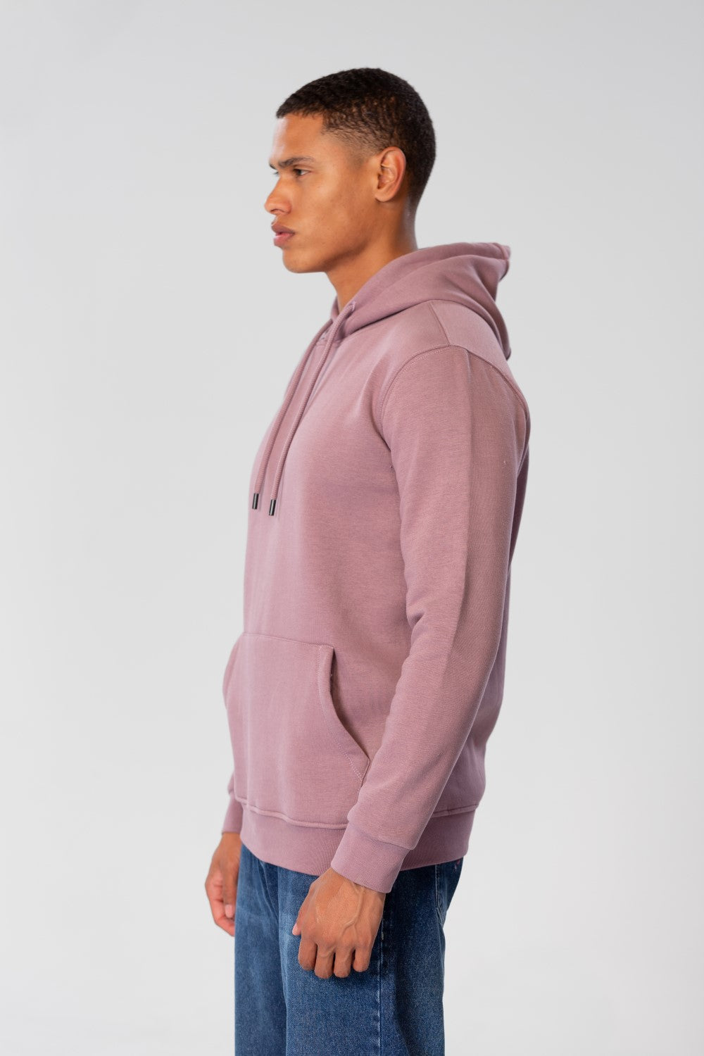 Men's Slim Fit Hood Sweatshirt With Shoulder Pocket