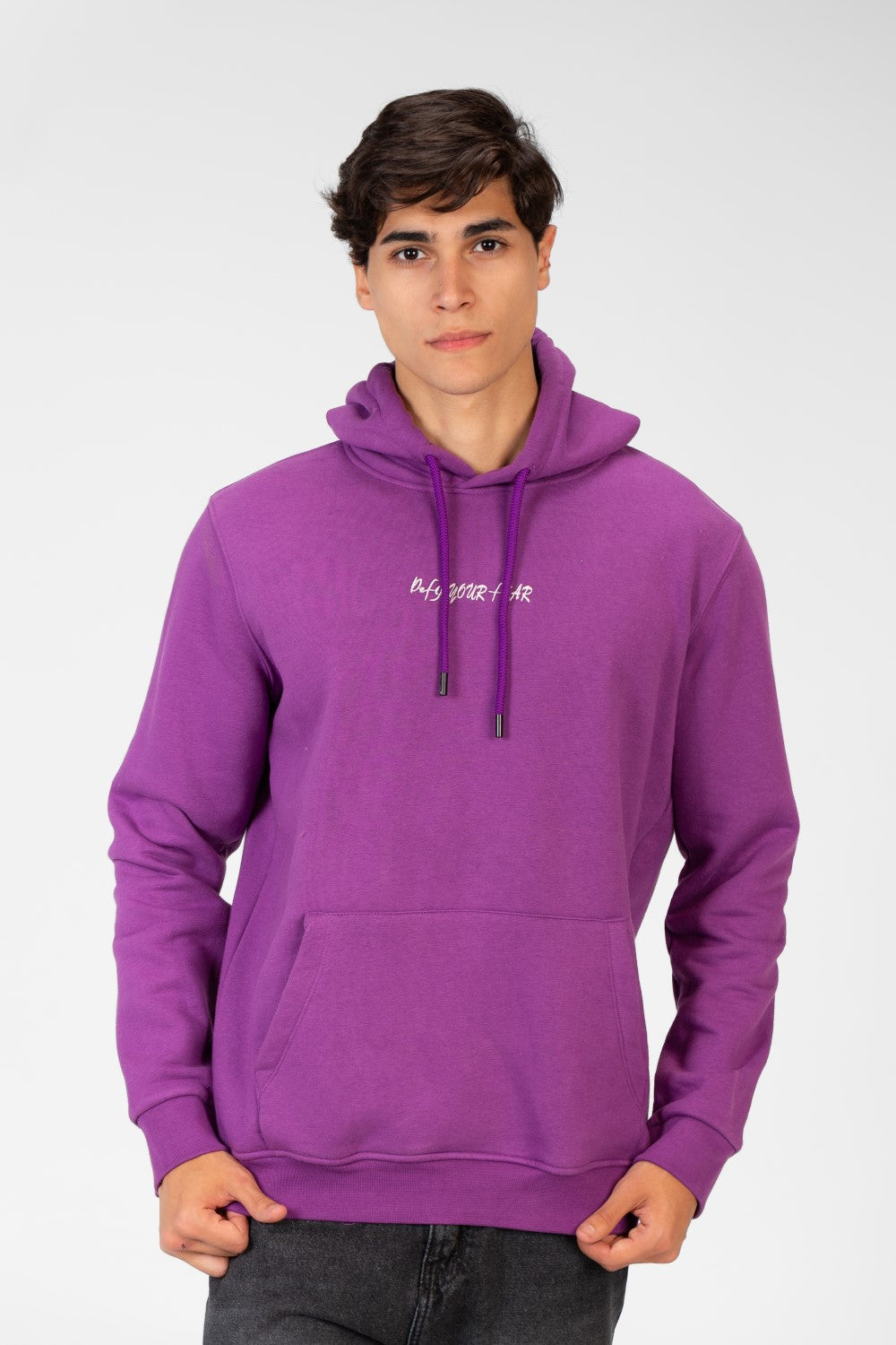 Men's Printed Slim Fit Hoodie Sweatshirt