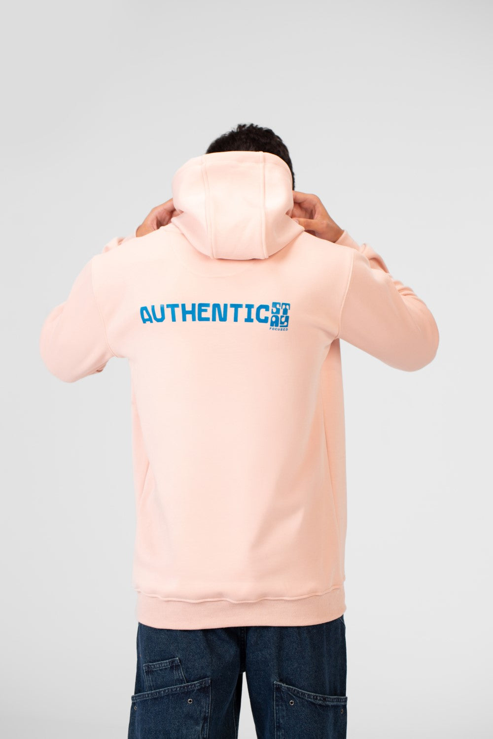 Men's Printed Hoodie Sweatshirt With Front Pocket In Practical Material