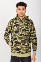 Men's Army Hoodie Padded Hooded Sweatshirt