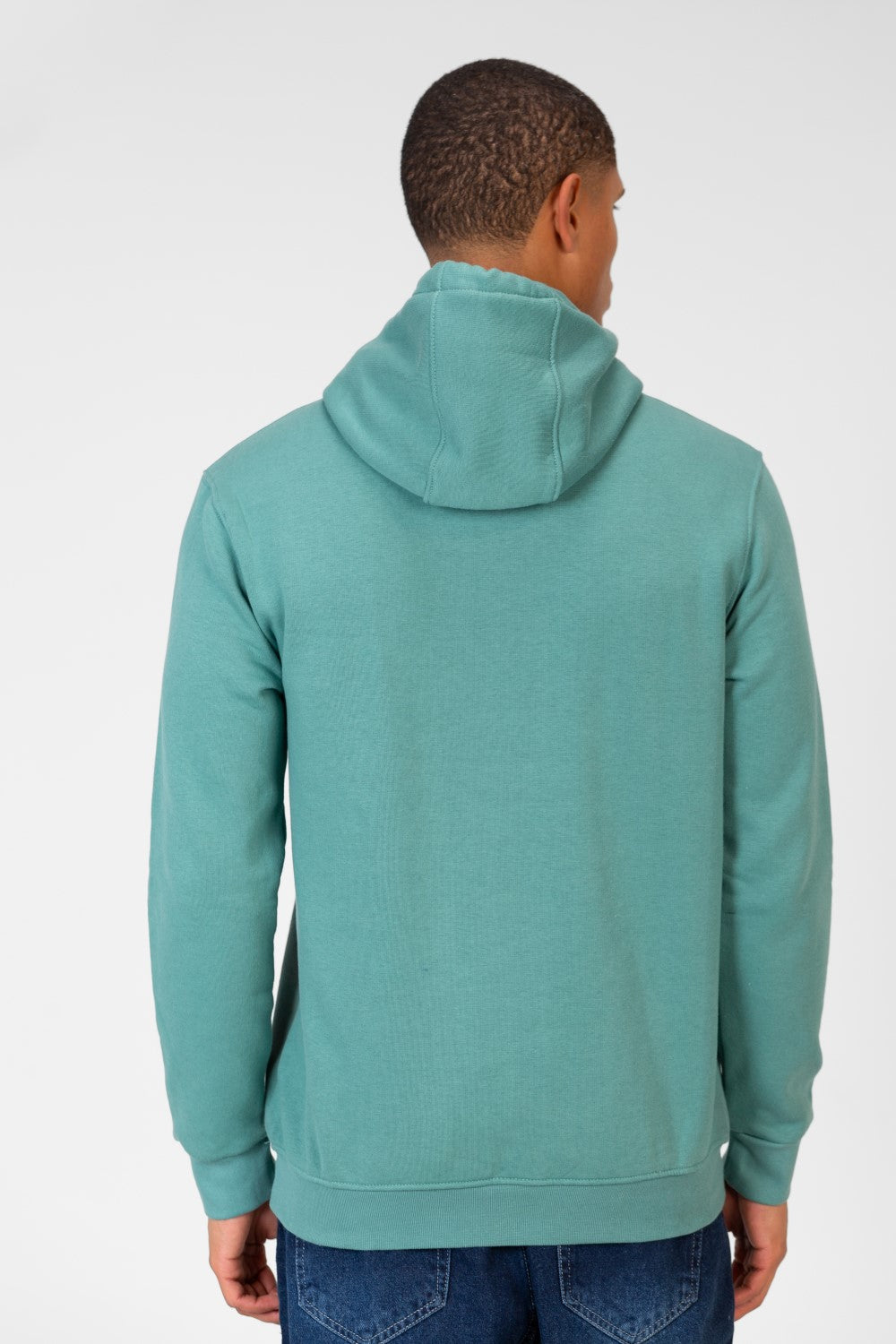 Men's Hoodie Sweatshirt With Front Print And Long Sleeves