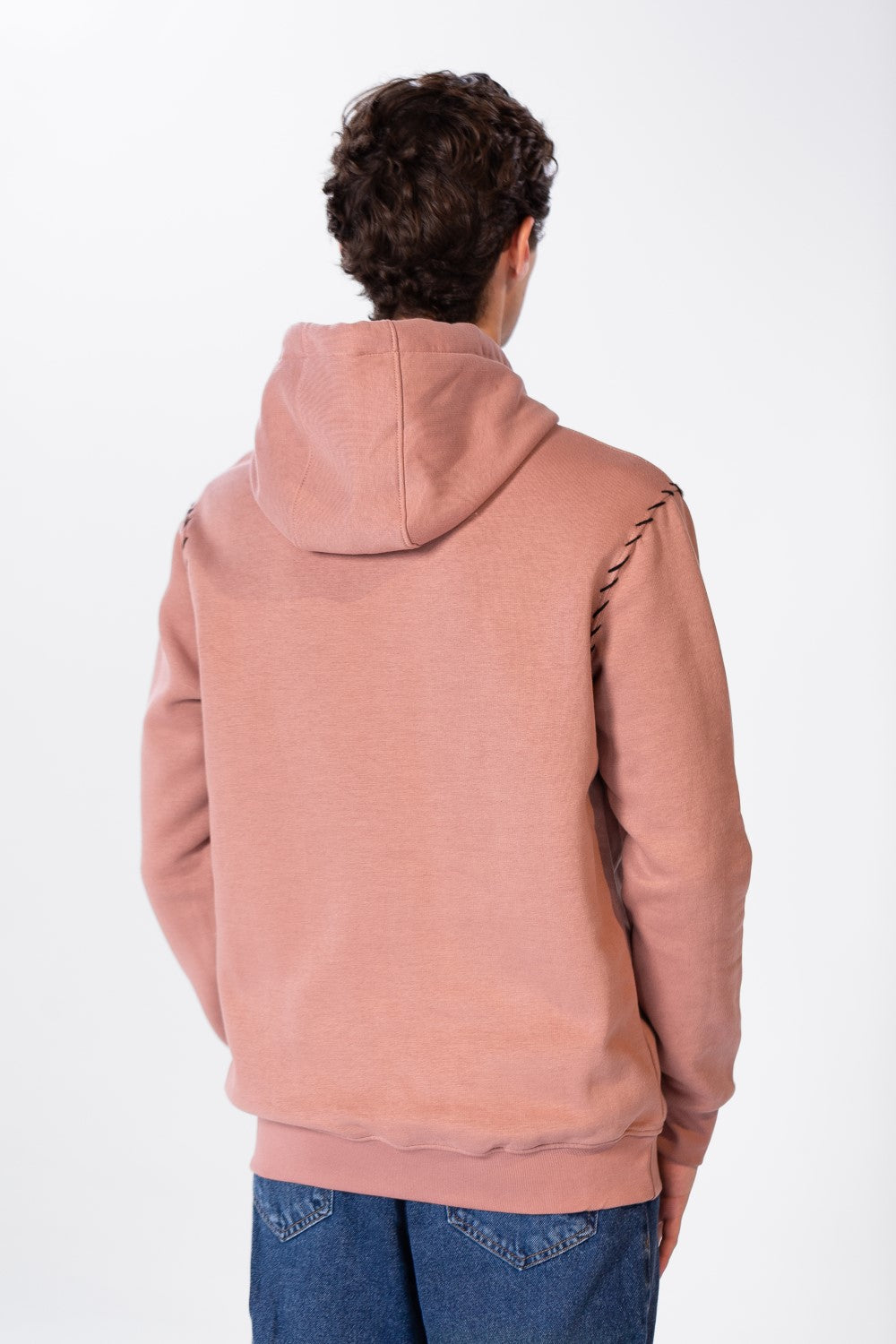 Men's Hoodie-Cut Sweatshirt With Tomato Badge On The Front