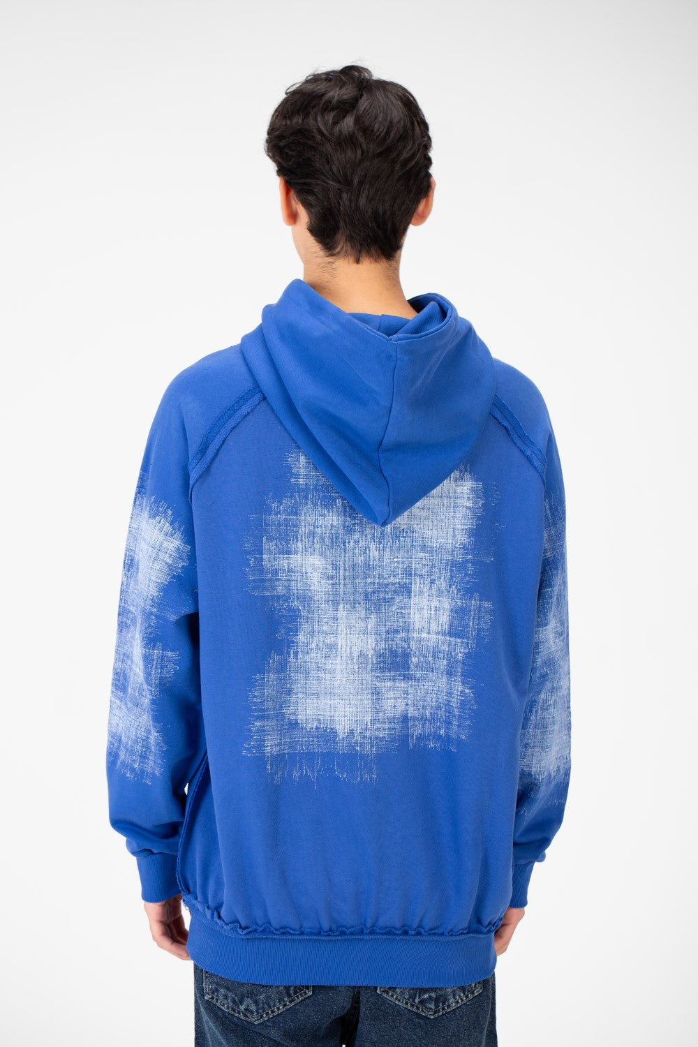 Men's Oversize Printed Hoodie Sweatshirt