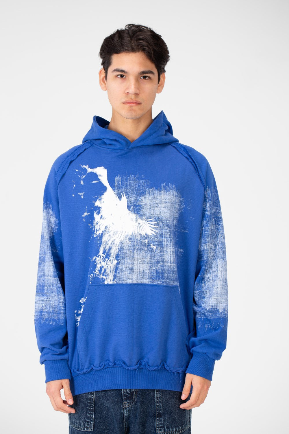 Men's Oversize Printed Hoodie Sweatshirt