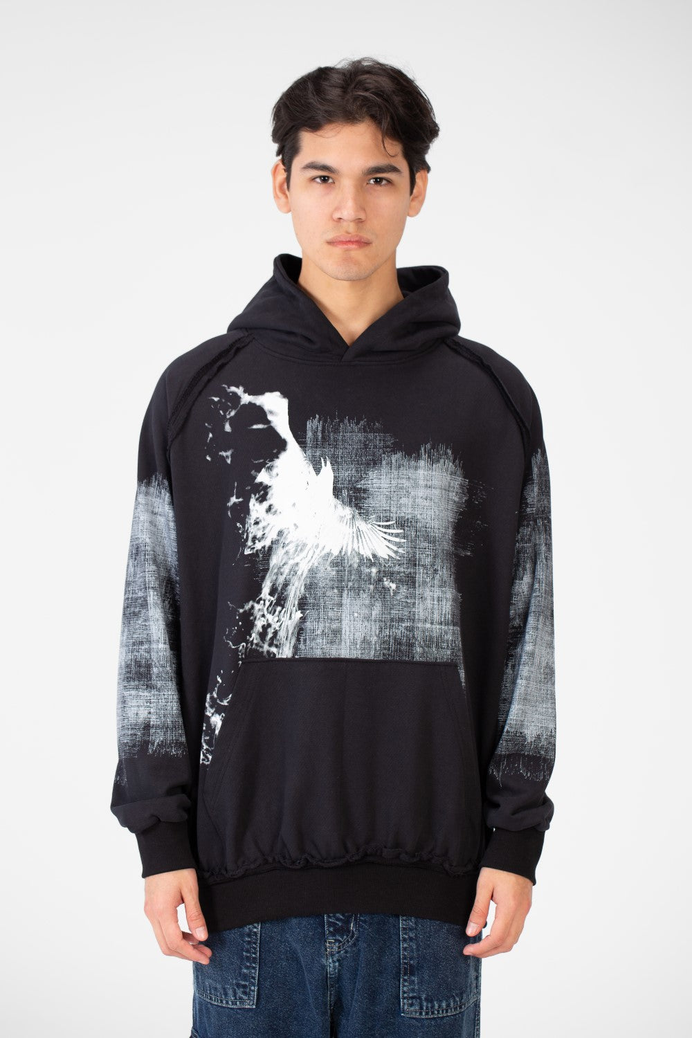 Men's Oversize Printed Hoodie Sweatshirt