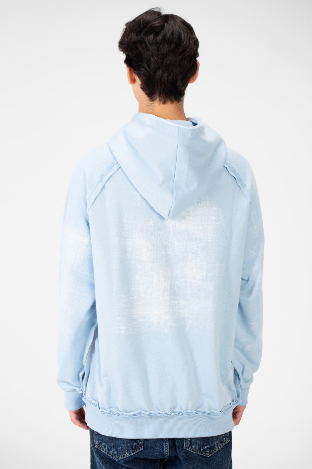 Men's Oversize Printed Hoodie Sweatshirt