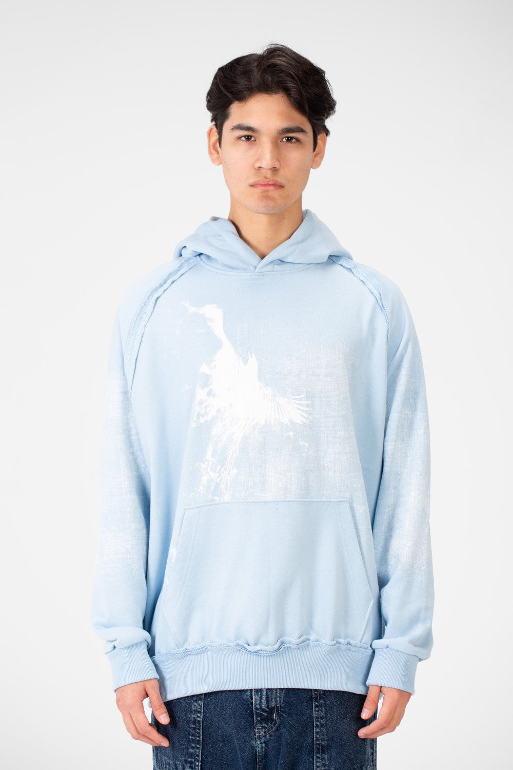 Men's Oversize Printed Hoodie Sweatshirt
