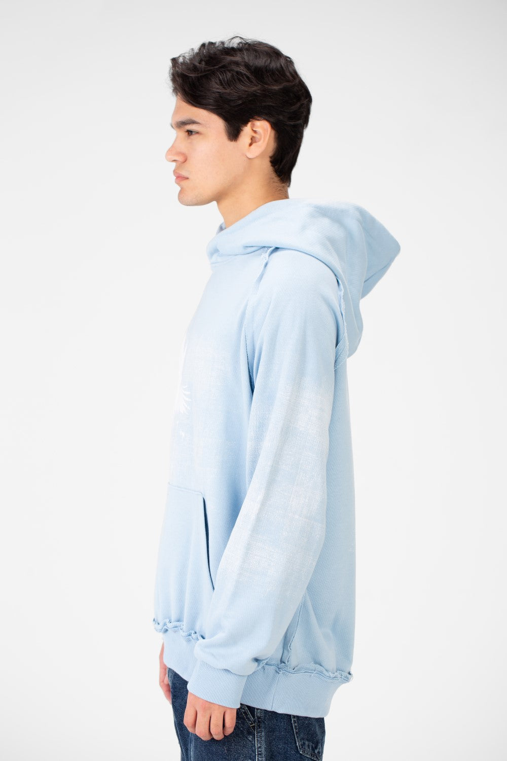 Men's Oversize Printed Hoodie Sweatshirt