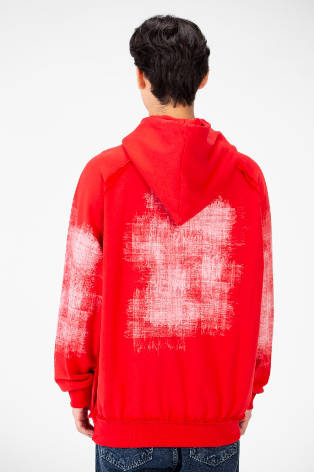 Men's Oversize Printed Hoodie Sweatshirt