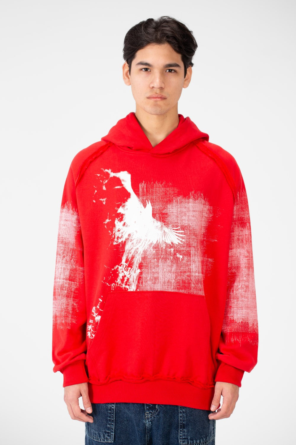 Men's Oversize Printed Hoodie Sweatshirt