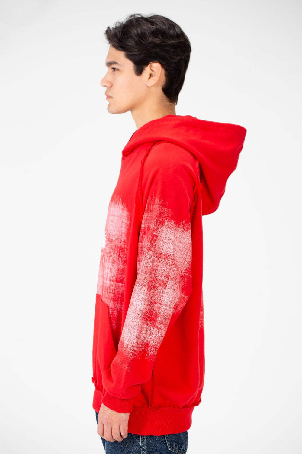 Men's Oversize Printed Hoodie Sweatshirt